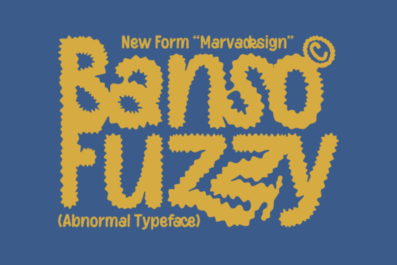 Banso Fuzzy: The Bold Typeface for Unforgettable Branding
