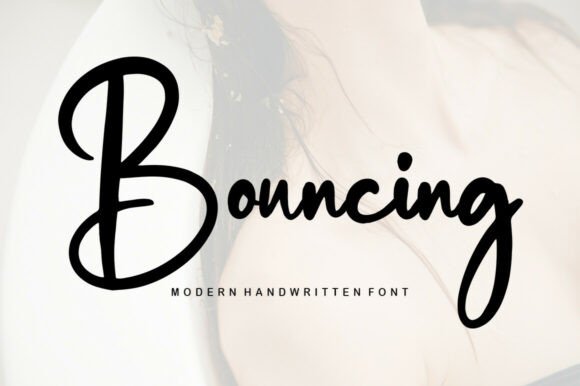 Bouncing: The Sweet, Flowing Font for Joyful Design