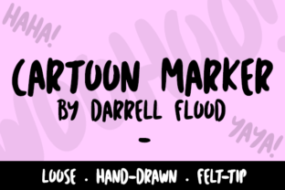 Cartoon Marker: A Hand-Drawn Font with Authentic Energy