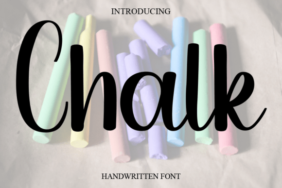 Chalk: The Sweet, Cursive Handwritten Font for Joyful Design