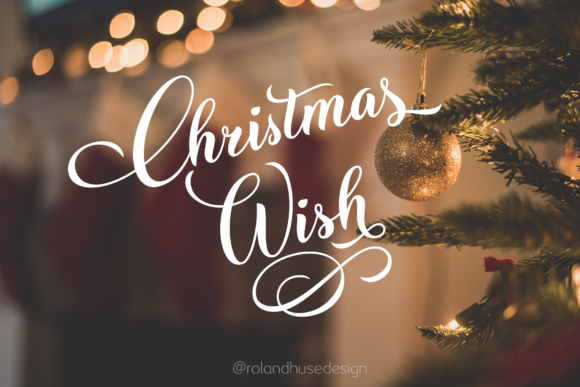 Christmas Wish: A Festive Font for Holiday Projects
