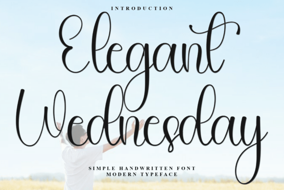 Elegant Wednesday: A Typeface with Festive Spirit