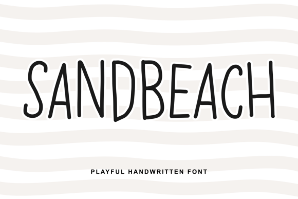 Embrace the Coast: The Sandbeach Handwritten Typeface