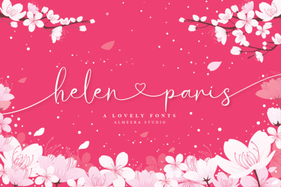 Helen Paris: A Font That Whispers Elegance and Shouts Charm