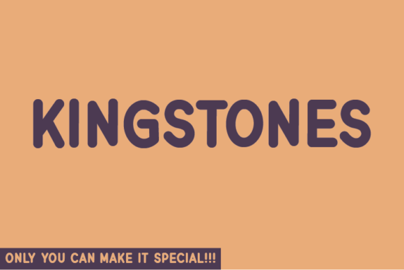 Kingstones: The Handwritten Font with Unedited Character