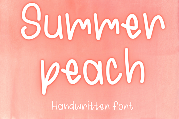 Summer Peach: Capturing Sunshine in Your Typography