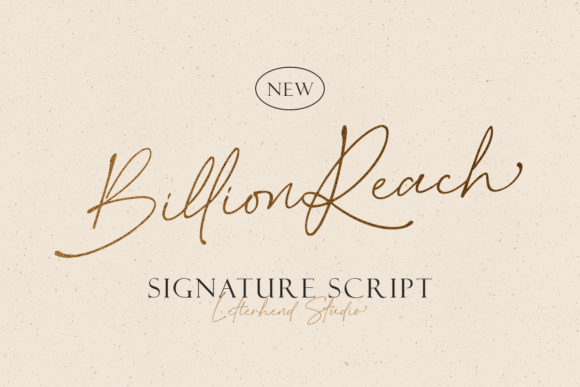 The Billion Reach Font: Where Romance Meets Real-World Design