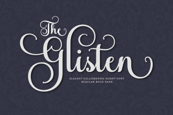 The Glisten: A Handwritten Font for Elegant, Modern Design
