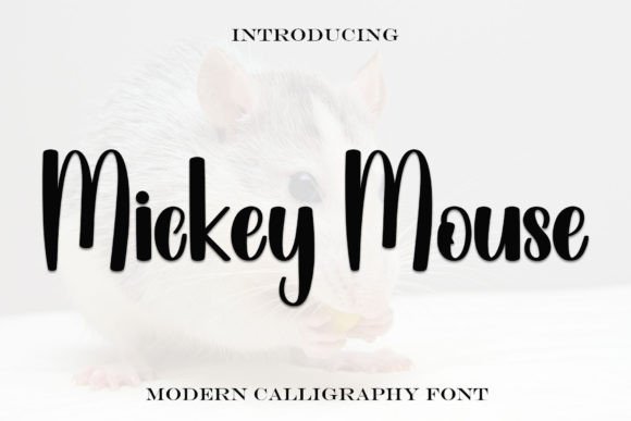 The Lively Charm of Mickey Mouse Font: A Designer's Guide