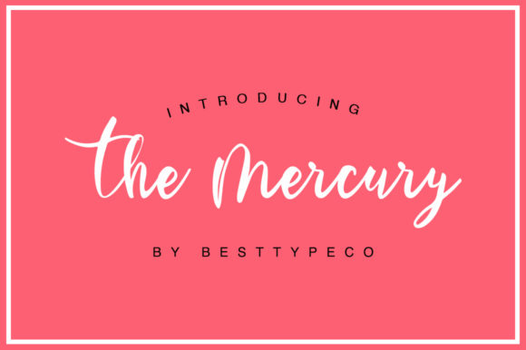 The Mercury: A Fresh Take on Calligraphy for Modern Brands