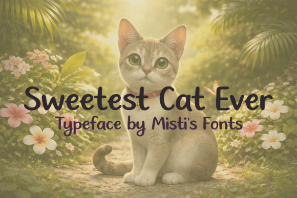 The Sweetest Cat Ever Font: A Designer's Take on Charm