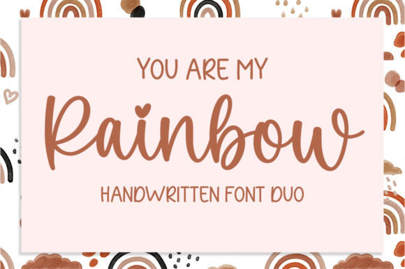You Are My Rainbow: A Dual-Font System for Vibrant Design